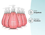 Method Gel Hand Soap, Pink Grapefruit, Biodegradable Formula, 12 Fl Oz (Pack of 6)
