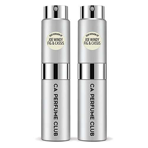 CA Perfume Club Impression of J Mlon Wild Fig & Cassis For Women & Men Replica Version Fragrance Dupes Concentrated Long Lasting Eau de Parfum Spray Refillable Atomizer Bottle 0.27 Fl Oz-X2