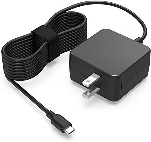 45W AC Charger Replacement Fit for Samsung Galaxy Chromebook XE930QCA XE931QCA, Galaxy Chromebook 2 XE530QDA 15.6”13.3” Galaxy Chromebook Go 14" XE345XDA-MA1TM Laptop Adapter Power Supply Cord