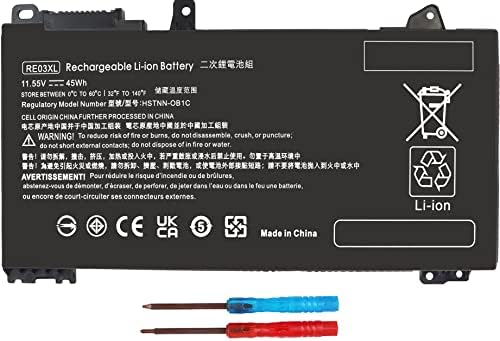 RE03XL RF03XL L32656-005 Laptop Battery for HP ProBook 430 440 445 450 455R G6 430 440 445 450 G7 Notebook Battery L32407-AC1 L32407-2B1 L32407-541 HSTNN-OB1C HSTNN-UB7R HSTNN-DB9A REO3XL 45WH