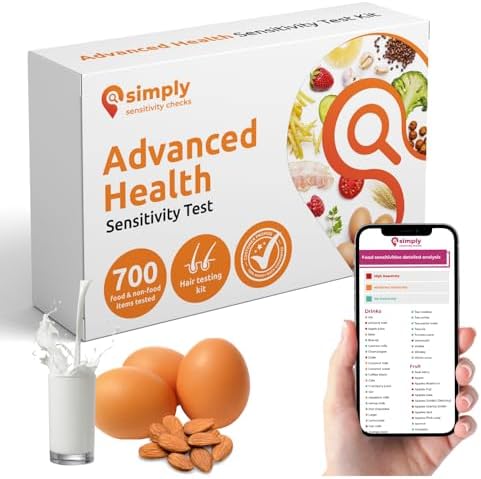 700+ Items Food Sensitivity Test Kit for Adults – Foods & Non-Foods, Including Lactose, Gluten, Vitamins, Minerals, Gut Health & More – at-Home Food Intolerance Test Kit
