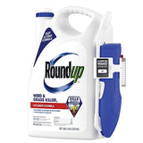 Roundup Weed & Grass Killer₄ with Comfort Wand, Use in and Around Flower Beds, Trees, and Driveways, 1 gal.