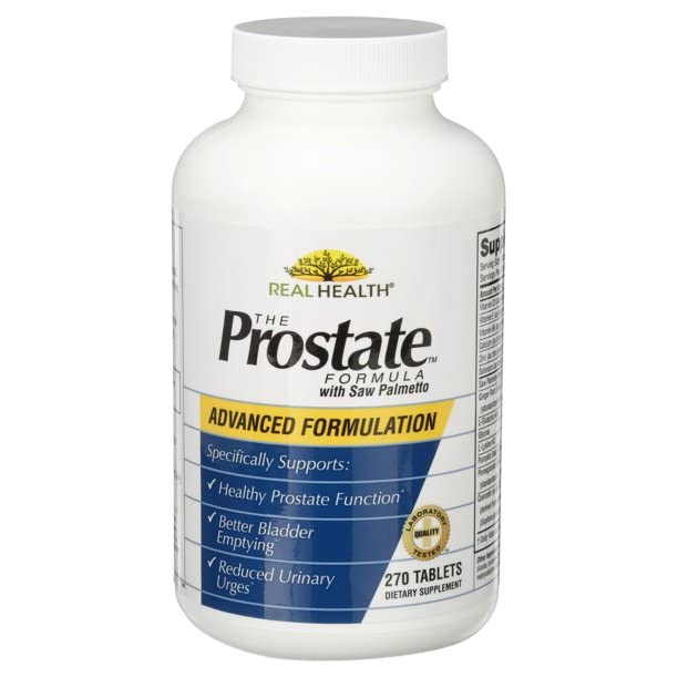 Real Health Prostate Formula with Saw Palmetto 270-Tablets by EMERSON HEALTHCARE