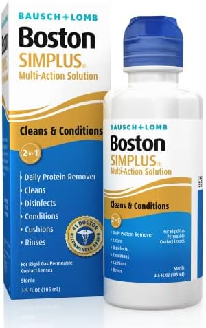 Contact Lens Solution, for Gas Permeable Contact Lenses, 3.5 Fl Oz