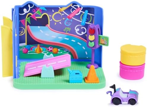 Gabby's Dollhouse, Carlita Purr-ific Play Room with Carlita Toy Car, Accessories, Furniture and Dollhouse Deliveries, Kids Toys for Ages 3 and up