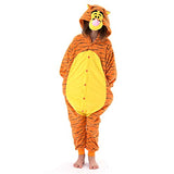 Beauty Shine Onesie Cartoon Animal Costume One Piece Pajamas Cosplay Halloween Christmas Sleepwear Jumpsuit Homewear (US, Age, 6 Years, Tigger)