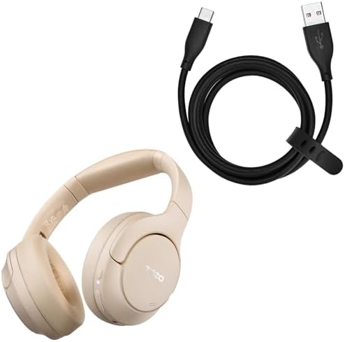 TOZO HT2 Hybrid Active Noise Cancelling Headphones USB-C to USB-A Charging Cable HT2