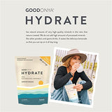 GOODONYA Hydrate Electrolyte & Mineral Powder, 11.9oz, 42 Servings - Certified Organic, Real Lemon Juice, Himalayan Pink Salt, Stevia, Coconut Water, Paleo, Plant Based, No Sugar Added