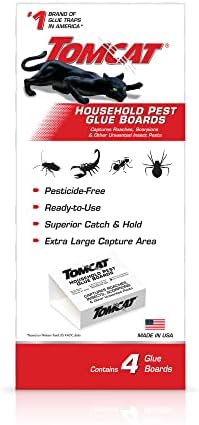 Tomcat Household Pest Glue Trap, 4-Pack