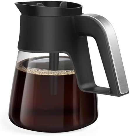 10 Cup Ninja Coffee Pot Replacement for CM401 Ninja Coffee Maker, Glass Carafe with Lid Compatible with Ninja CF090 CF092 CM300 CM400 CM401 ect.