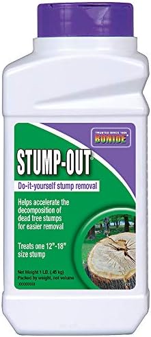 Bonide Stump-Out Granules, Do-it-Yourself At Home Stump Removal Pellets, 1 lb. Fast-Acting Formula for Outdoor Use