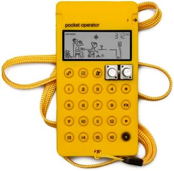 Teenage Engineering CA-X Silicon Pro-Case for Pocket Operators with Built-in Battery Protection and Anti-Slip Feet (Yellow)
