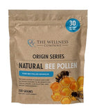 The Wellness Company Pure Natural Bee Pollen | Full of Natural of Vitamins, Minerals, Carbohydrates, Lipids, and Essential Proteins | Beneficial for Allergies and Circulation | Vegan, Gluten-Free