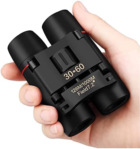 30x60 Binoculars for Adults Small Compact Binoculars, Suitable for Adults and Children Bird Watching Travel Sightseeing, Waterproof Lightweight Small Binoculars, with Clear Low-Light Vision