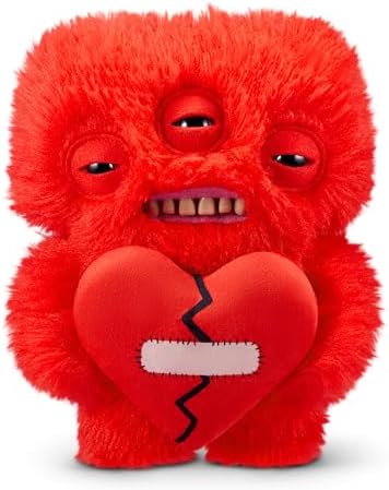 Love Fugg by ZURU Funny Ugly Monster, Plush, Collectible, Toy (Love Fugg - Refresh-RED)
