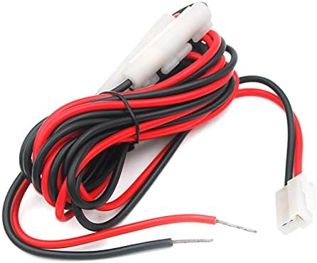 T-Shape DC Cord Power Cable 3M for Yaesu FT-7800R FT-7900R FT-8900R FT-2400 FT-2500 FT-2600 FT-2800M FT-1802M FT-1807M Kenwood TM-741 TM-V7 TM-G707 TM-D700 TM271 TM281 Mobile Radio