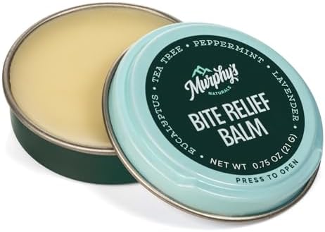 Murphy’s Naturals Insect Bite Relief Balm, Travel-Friendly, Soothes Bug Bites with Plant-Based Oil, Fast-Acting, Easy Application, 0.75oz