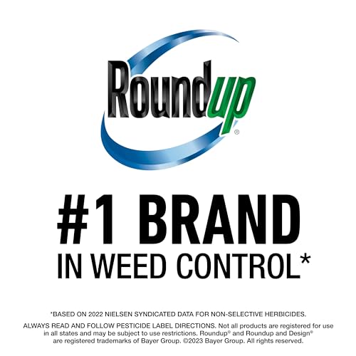 Roundup Weed & Grass Killer₄ Concentrate, Use In and Around Flower Beds, Walkways and other areas of your yard, 16 fl. oz.