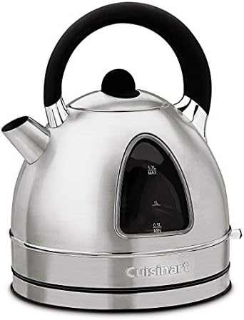 Cuisinart DK-17 Cordless Stainless Steel Electric Kettle (Renewed)
