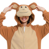 Wishliker Unisex Adult Onesie Costume Halloween Christmas Cosplay Animal Cartoon Pajamas