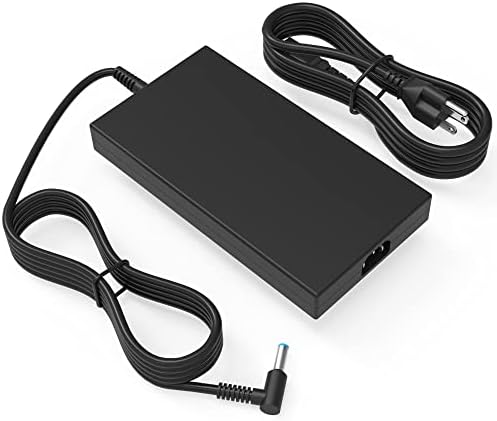 200W 150W AC Adapter Laptop Charger Compatible with Hp Pavilion Gaming 15 17 Envy 15 17,Hp ZBook G3 G4 G5 G6 G7 15 15t 17 17t, ADP-200HB B L00818-850 TPN-DA10 TPN-LA21 L73385-001 Power Cord