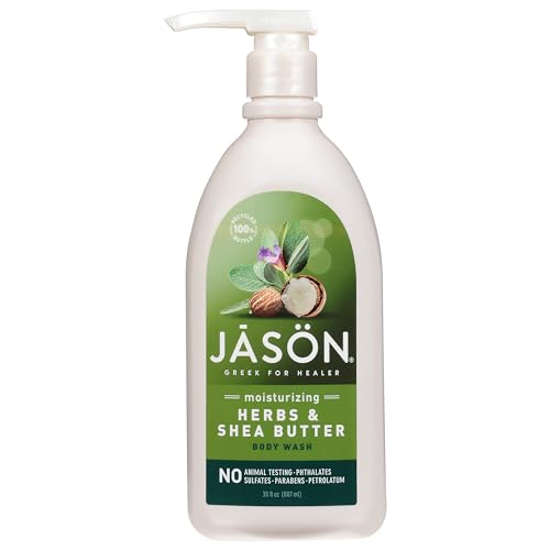 Jason Natural Body Wash & Shower Gel, Moisturizing Herbs, 30 Oz