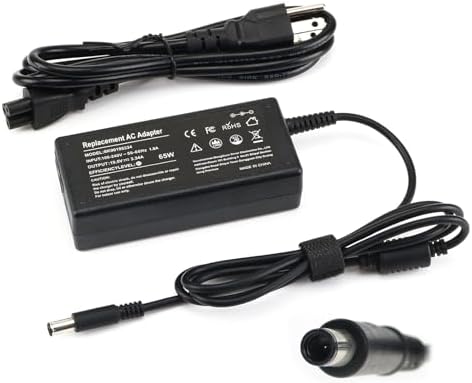 65W Laptop Charger 7.4mm for Dell Latitude 3190(2-in-1) 5280 5480 5580 7280 7300 7400 E5250 E5450 E5550 E6230 E6430 E6530 Inspiron 11 14 15 Chromebook 11 3180 Precision 3550 3540 AC Adapter Power Cord