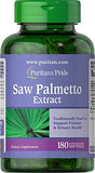 Puritan's Pride Saw Palmetto Extract, Supports Urinary Function and Promotes Prostate heatlh,Softget 180 Count
