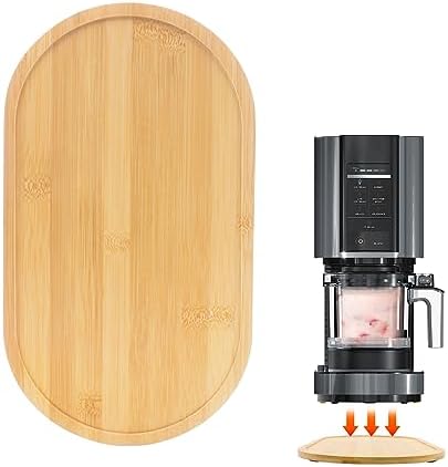 Compatible with Ninja NC299AMZ NC300 NC301 Ice Cream Maker Counter Slider for Ninja CREAMi Ice Cream Maker Sliders Under Cabinet Sliding Tray for Kitchen Countertop Storage Mover Sliding Caddy