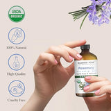 Majestic Pure USDA Organic Rosemary Essential Oil, Premium Grade - 4 fl oz