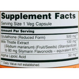 Now Foods - Glutathione Cellular Antioxidant 500 mg. - 60 Vegetarian Capsules