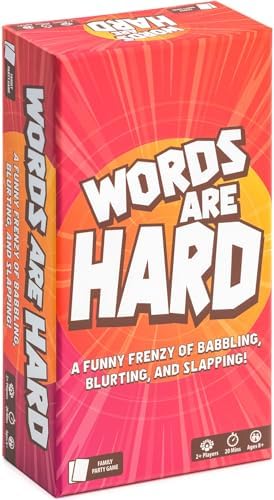 Words are Hard - Party Games - Family Card Games - for Kids 8 and up - for Adults - Family Game Night - Travel Game - Laugh Out Loud