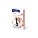 JOBST Relief Knee High Graduated Compression Socks 30-40mmHg - Comfortable Unisex Design - Open Toe, Beige, Medium