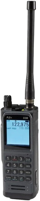 Sporty's PJ2+ COM Aviation Handheld Radio with Easy-to-Read Oversized Screen