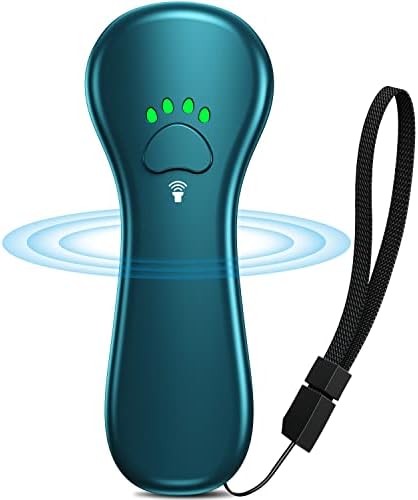 New Anti Barking Device,Dog Barking Control Devices,Rechargeable Ultrasonic Dog Bark Deterrent up to 16.4 Ft Effective Control Range Safe for Human & Dogs Portable Indoor & Outdoor(Green)