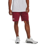 Under Armour Mens Rival Terry Shorts, (638) Chakra Full Heather / / Onyx White, 3X-Large