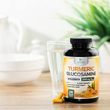 Turmeric & Ginger Supplement with Bioperine - 2000mg - 240 Vegan Capsules