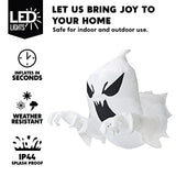 Joiedomi 4.5 FT Halloween Inflatable Scary Flying Ghost Broke Out from Window Inflatable with Build-in LED Blow Up Inflatable for Halloween Party Indoor, Outdoor, Yard, Garden, Lawn Decoration