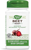 Nature's Way Beet Root 500 mg, 100 Vegetarian Capsules, Pack of 3