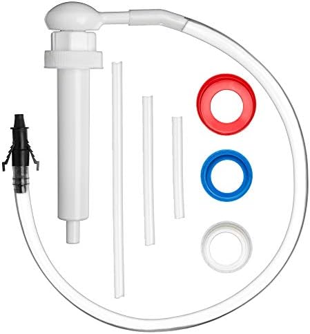 Slippery Pete Fluid Pump for Gallon Bottles and Wide Mouth Quart Bottles (Not for Standard Quart Bottles) - Transfer Gear Oil, Transmission and Differential Fluid, Antifreeze with This 30cc Hand Pump