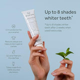 Waken Whitening Toothpaste, clinically tested whitening formula for up to 8 shades whiter teeth, prevents enamel stains, SLS-free, Vegan Friendly, 100% Recyclable, Natural Peppermint Flavour, 75ml