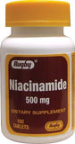 Rugby Niacinamide 500mg Tablets 100ct - 3 Pack (3)