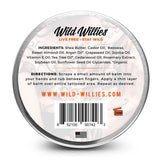 Wild Willies Tattoo Butter Balm Soothes Calms and Heals 2 Oz