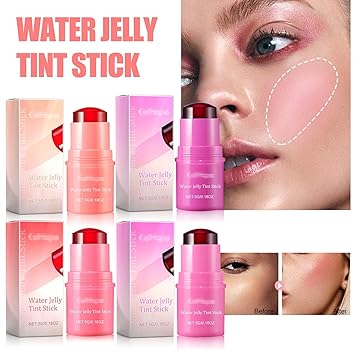 MILK MAKEUP Cooling Water Jelly Tint Cheek Blush Color Great For Lip Stain (Spritz Coral)