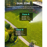 DEWENWILS 2 Zone Wifi Water Timer Sprinkler Hose Timer for Irrigation Lawn with Rain Delay Automatic Watering Timer