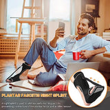 Plantar Fasciitis Night Splint: Adjustable Plantar Fasciitis Brace with Arch Support | Dorsal Night Splint for Women Men | Dual Effective Plantar Fasciitis Relief Achilles Tendonitis Foot Drop Heel Pain Black