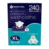 Simply Right Member's Mark Adult Wash-Cloths, 240 Count