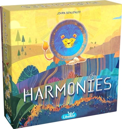 Harmonies Board Game - Create Oneiric Landscapes! Strategic & Poetic Gameplay, Fun Family Game for Kids & Adults, Ages 10+, 1-4 Players, 30 Min Playtime, (Multilingual Edition) Made by Libellud