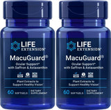 Life Extension Macuguard Ocular Support with Saffron & Astaxanthin - Eye Health Supplement – Once-Daily, Non-GMO, Gluten-Free - 60 Softgels (Pack of 2)