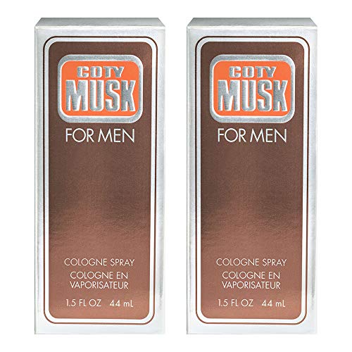 Wild Musk for Men Eau de Cologne Spray 1.5 oz, Pack of 2